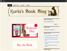 Tablet Screenshot of karlasbookblog.com